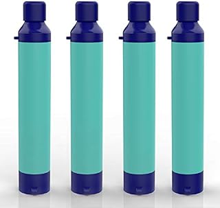 SimPure Water Filter Straw, Portable Survival Straws with 0.1 Micron 5-Stage Integrated Water