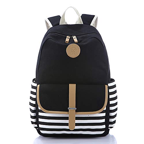 Sugaroom Canvas Bookbags School Backpack Laptop Schoolbag For Teens Girls High School #TOP20