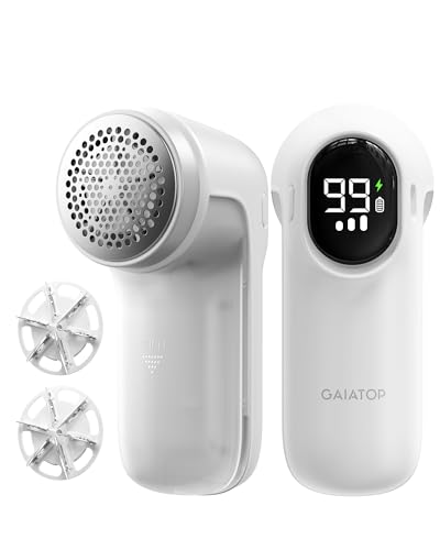 Gaiatop Fabric Shaver, Rechargeable Lint Remover with Led Display...