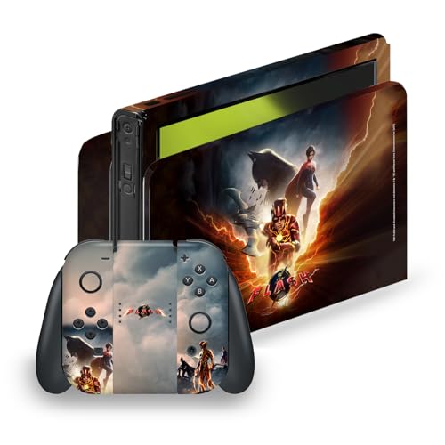 Autocollant Peau Vinyle Nintendo Switch OLED The Flash Protection Console