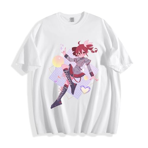 Offical Kasane Teto Anime Graphic T-Shirt - Cute SynthV UTAU Virtual Idol J-Pop Tee for Men Women...