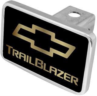 Eurosport Daytona - Compatable with Chevrolet Trailblazer Black Hitch Cover