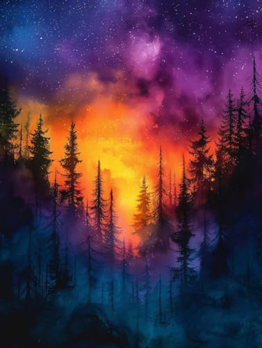 Kit Complet Diamond Painting Arbre - Idée Cadeau Créatif Adulte Format 40x50