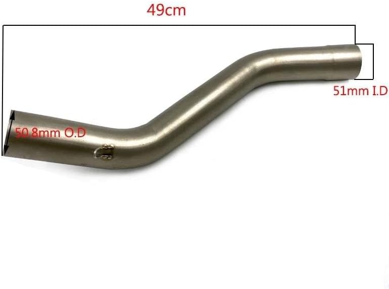オートバイ排気コンタクトミドルパイプコネクタ スリップオン 用