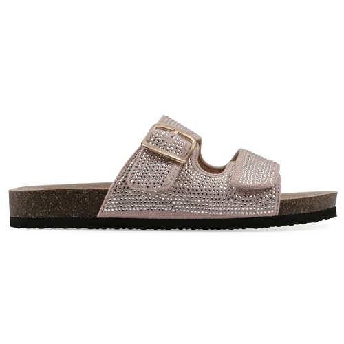 White Mountain Kids Girls' Granitas Double-Strap Slide Sandal3