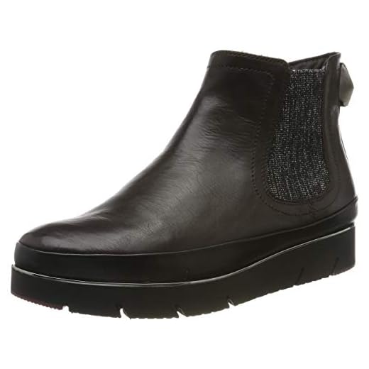 Tamaris Damer 1-1-25406-23 Chelsea Boots, Brunt Mocca läder 302-40 EU