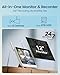 Imagen de ZOSI Kit Cámaras de Vigilancia WiFi 6 Exterior 8CH 8MP Grabador NVR y 12'' Monitor 1TB HDD con 4X 3MP Cámara de Seguridad IP Inalámbrica
