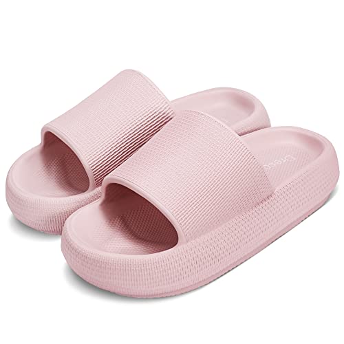 Dresofu Cloud Slippers For Women And Men Non-Slip Pillow Slippers Quickly Dry Bathroom Sandals Cushioned Thick Sole Shower Slippers #TOP2