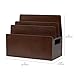 MobileVision Wood Charging Station Stand and Multi Device Organizer Charging Dock for Cell Phones, Tablets, & Electronic Devices