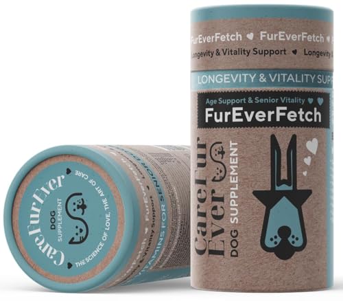 Supplement Treats for Senior Dogs ~ Brain Function, Longevity, Immune Health, Overall Vitality & Vision in Aging Dogs. Enriched with Breakthrough Active Ingredients (30 Days Supply)