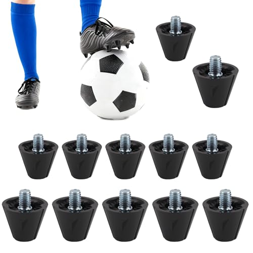 Lot de 12 crampons de rechange pour chaussures de football, crampons à vis 13/16 mm pour chaussures de football, crampons en nylon, crampons de rechange à...
