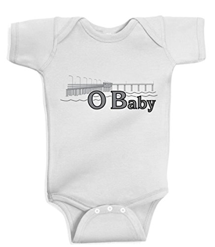 Ocean Beach OB Infant Baby Onesie Body Suit That says OBaby (6mo)