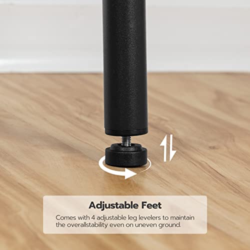 Hoobro Bar Stools, Set Of 2 Bar Chairs, Kitchen Round Height Stools With Footrest, Breakfast Bar Stools, Sturdy Steel Frame, For Dining Room, Kitchen, Party, Easy Assembly, Rustic Brown Bf03By01 #TOP7