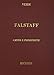 FALSTAFF VOCAL SCORE CLOTH   ITALIAN ENGLISH