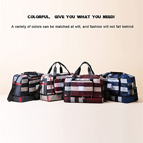 Bolsa de viagem, sacola esportiva, bolsa de ginástica, bolsa de ombro, bolsa de fim de semana para m