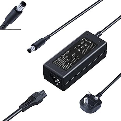 65W Laptop Charger replacement for HP Compaq Presario Cq56 Cq57 Cq58 Cq61 Cq60 Pavilion DV6 DV7 Probook 6470b 4530s 4340s 4540s 6460b 6560b 6555b 6570b EliteBook 840 G1 G2 2570p Power Supply 7.4*5.0mm Cover