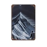 Metall-Blechschild, Motiv: Mount Everest Mountain, schick, 
