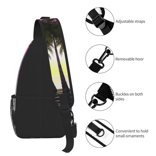 Bolso Cruzado Tropical para Viaje y Senderismo miniatura 7
