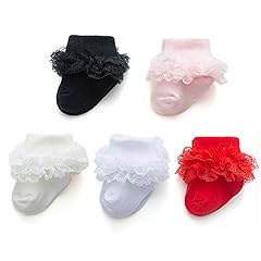 White/Cream/Pink/Black/Red,5 Pairs