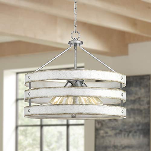 Image of Gulliver Collection 4-Light Coastal Pendant Light Galvanized