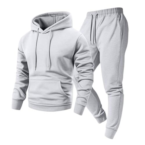 SdGgsgv Tracksuits for Men Set Tracksuit Fleece Oversized Hoodie Sweatpants - image 6