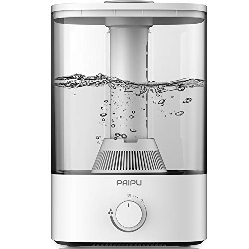 PAIPU「2020最新版」加湿器 超音波式 次亜塩素酸水対応 抗菌素材フィルター 卓上加湿器 4.5L超大容量 空気清浄機 60時間連続稼働 ミストの無段階調整 アロマ対応 空焚き防止 上部給水 水質浄化カートリッジ付 乾燥/花粉症対策 オフィス/子供部屋/寝室/家庭用など対応 PSE認証済み 一年間保証 PAIPU「2020最新版」加湿器 超音波式 次亜塩素酸水対応 抗菌素材フィルター 卓上加湿器 4.5L超大容量 空気清浄機 60時間連続稼働 ミストの無段階調整 アロマ対応 空焚き防止 上部給水 水質浄化カートリッジ付 乾燥/花粉症対策 オフィス/子供部屋/寝室/家庭用など対応 PSE認証済み 一年間保証