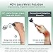 3-Piece Adaptive Utensils Set - 42° Angled Parkinsons Utensils, 2.5 oz Weighted Utensils for Tremors and Parkinsons Patients, Easy Grip Weighted Silverware for Hand Tremors (Left-Handed)