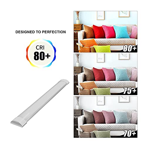 Verpakking met 2 geïntegreerde ledlampen, 120 cm, 40 W, neutraal wit (4500 K), 4000 lumen. - Afbeelding 7