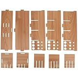 Plateau de rangement en bois à monter soi-même : compatible avec les stylos à strass de différentes tailles, pour un rangement plus efficace ! organisateur de stylos à strass