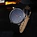 Charberry Clearance Mens Watch Popular Low-Key Minimalist Connotation Leather Quartz Watch (A)