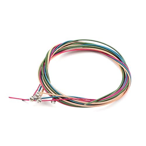 RuiJOTWAT Bass Strings 4 String Colorful Bass Strings Set for Electric Bass Guitar Parts