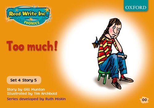 Read Write Inc. Phonics: Orange Set 4 Storybooks. Too Much! : Munton ...