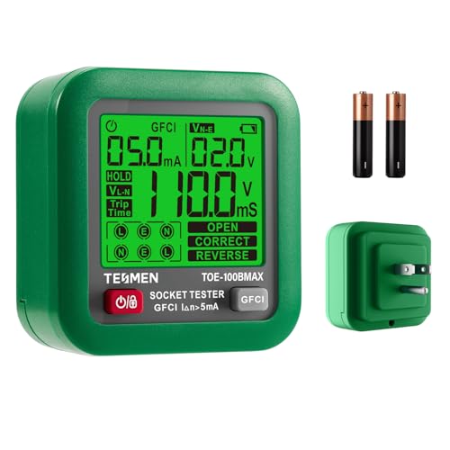 TESMEN TOE-100BMAX GFCI Outlet Tester