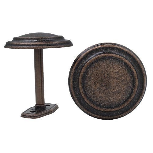 Kenney 5456679 Medallion Drapery Holdbacks, Brushed Sienna, 2-Pack