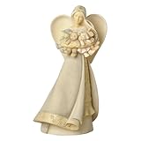 Enesco Foundations Baby Guardian Angel Figurine, 7.6-Inch
