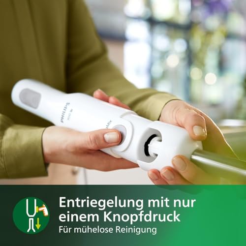 Philips Staafmixer Viva Collection - ProMix-mengtechnologie - 650 W - Antispat mesbeschermer - Snelle ontkoppeling met 1 knop - Ergonomisch design - Inclusief beker - HR2534/00 - Afbeelding 5