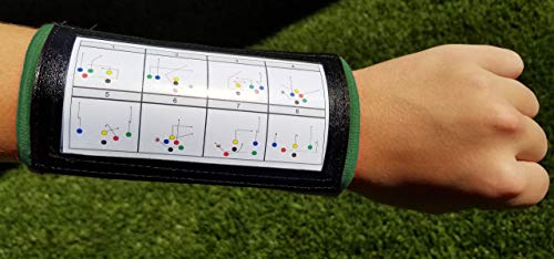Image of Y23 - Football Wristbands - Wrist Coach - QB Wristband - Football Play Wristbands - Playbook Wristband