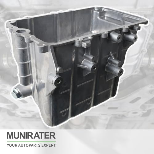 munirater Aluminum Silver Engine Oil Pan Replacement for Fortwo 2008-2015 Replacement for 1320100013 by munirater - Used condition - Image 3