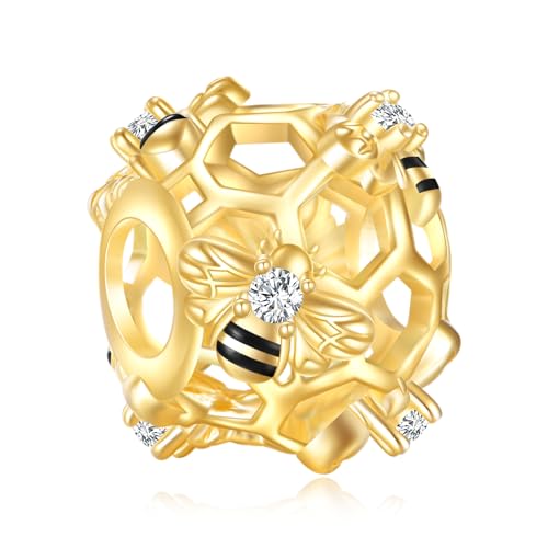 Colgante de abeja en plata de ley como regalo especial para mujeres