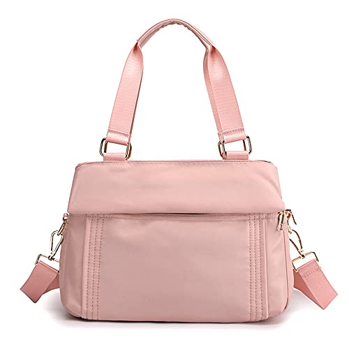 Sac à bandoulière multicouche fini le désordre tissu Oxford solide