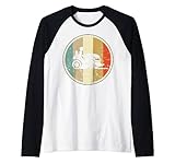 cortar el césped Vintage Clásico Retro jardinero jardín jardinería segadora Camiseta Manga Raglan