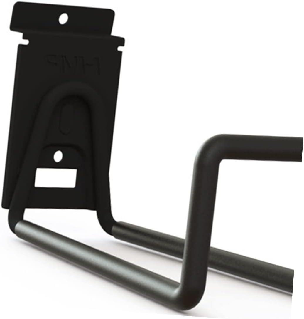 BESTonZON 2pcs Bike Wall Hooks Heavy Duty Garage Storage Racks Wall Mount Flip-up Bike Hangers Space-saving Stand Holders for Types Easy Installation