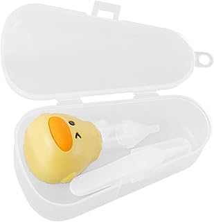 SHOWERORO 1 Conjunto Aspirador Nasal Recém-Nascido Aspirador De Nariz Para Bebê Aspirador De Muco Nasal Bebê Sugador De Nariz Recém-Nascido Aspirador De Nariz Limpador Manual De Sílica Gel