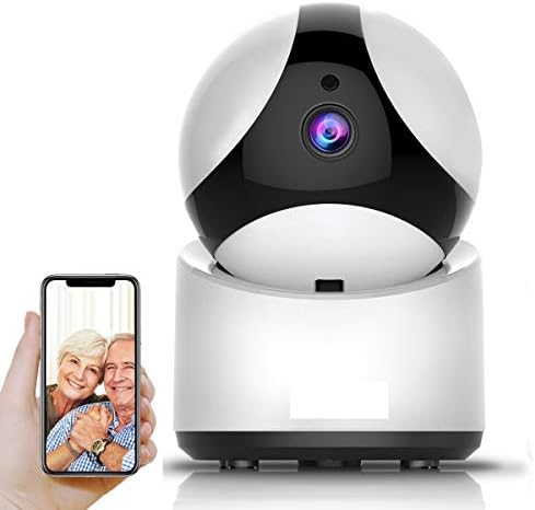 Wireless Security Camera, HD Home Security Surveillance WiFi Camera with Motion Detection, Pan/Tilt, Night Vision and Two Way Audio, Baby/Pet Monitor and Nanny Cam