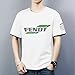 HongXuePoP T-Shirt da Uomo A Manica Corta per FEN-DT T-Shirt da Rugby A Mezza Manica Casual Top Abbigliamento T-Shirt da Golf,Bianca,S