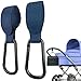 Gancio Passeggino，Ganci per Passeggino Universale Gancio Multiuso Gancio Moschettoni Clip Per Appendi Borse Carrozzina Bici per Cambio Bambino e Sacchetti Zaino la Spesa Gancio 2 pezzi (Blu)