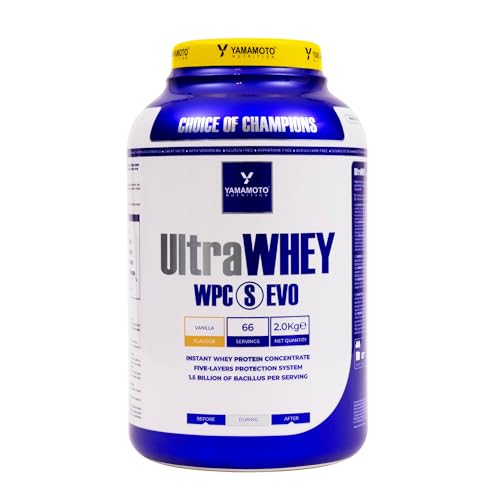 YAMAMOTO NUTRITION Whey WPC S EVO 2 kg Proteine alla Vaniglia