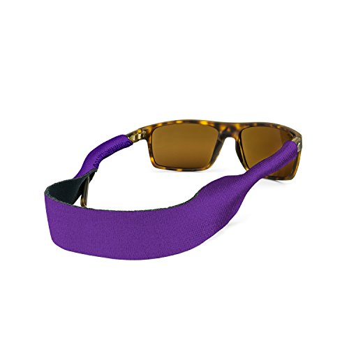 Croakies Original Eyewear Retainer, Purple, 16 Inch x 3/4 Inch