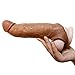 12 INCH Wearable Male Rod Extension Enhancer Girth Extender Sleeve for Men (Coffe02)