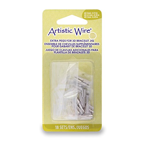 Artistic Wire 3D Bracelet Jig Extra Pegs-3 Diameters